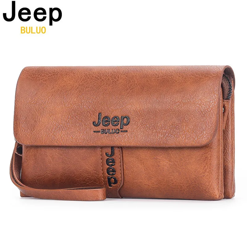 Sacoche Pochette Homme Luxe Cuir JP2160 - JEEP BULUO 1 Sacoche Pochette Homme Luxe Cuir JP2160 - JEEP BULUO