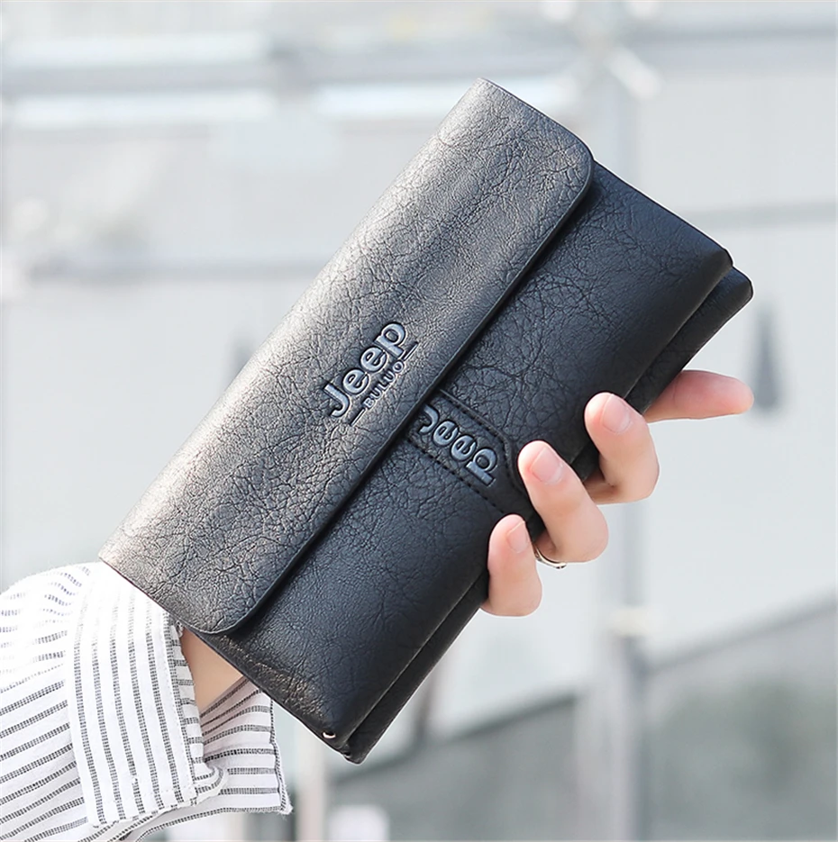 Sacoche Pochette Homme Luxe Cuir JP2160 - JEEP BULUO 5 Sacoche Pochette Homme Luxe Cuir JP2160 - JEEP BULUO – Image 5