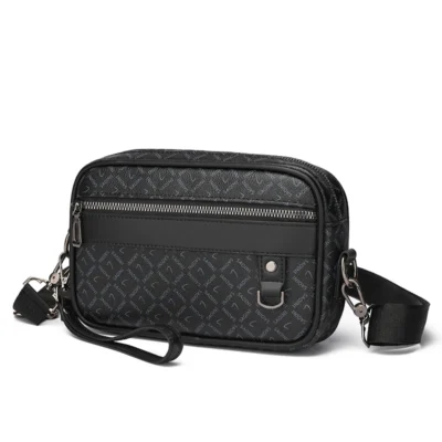 Sacoche Carreaux Homme Luxe Bandoulière - SAOINI