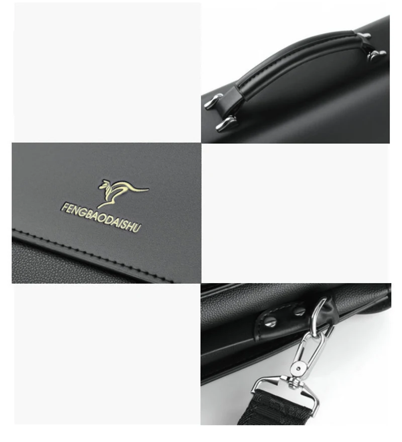 Sacoche Homme Cuir PU Business Travail 8819-4 - FENGBAODAISHU 13 Sacoche Homme Cuir PU Business Travail 8819-4 - FENGBAODAISHU – Image 13