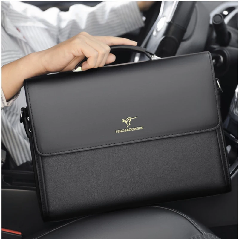 Sacoche Homme Cuir PU Business Travail 8819-4 - FENGBAODAISHU 18 Sacoche Homme Cuir PU Business Travail 8819-4 - FENGBAODAISHU – Image 18