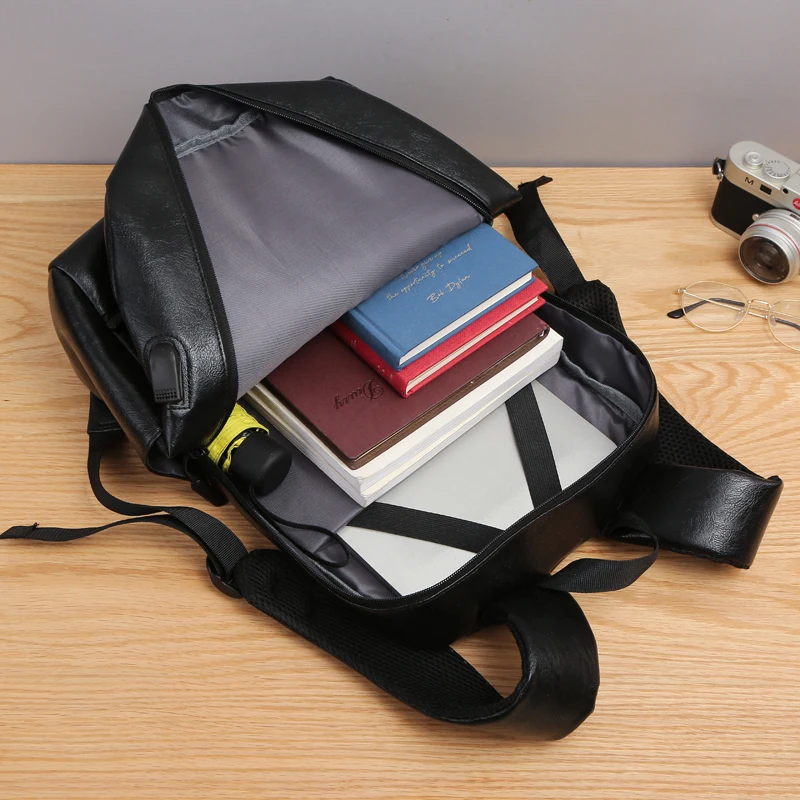 Sac à main en cuir décontracté pour hommes 6 Sac à main en cuir décontracté pour hommes – Image 6