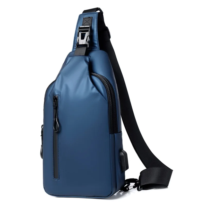 Sac Poitrine Homme - Sac de Poitrine Imperméable Décontracté 2 Sac Poitrine Homme - Sac de Poitrine Imperméable Décontracté – Image 2