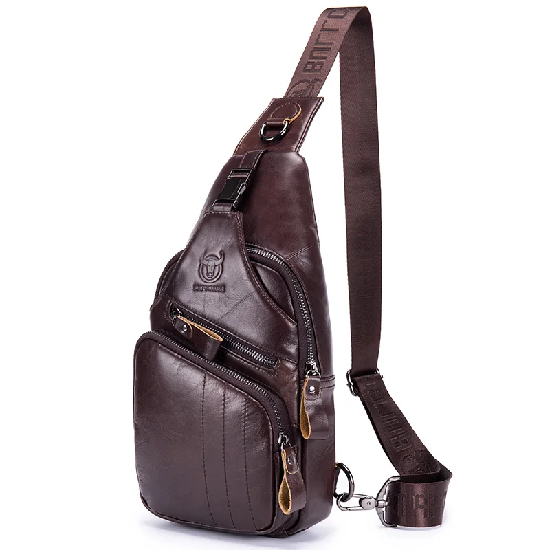 Sacoche Poitrine Homme Cuir XB105 - BULLCAPTAIN 3 Sacoche Poitrine Homme Cuir XB105 - BULLCAPTAIN – Image 3