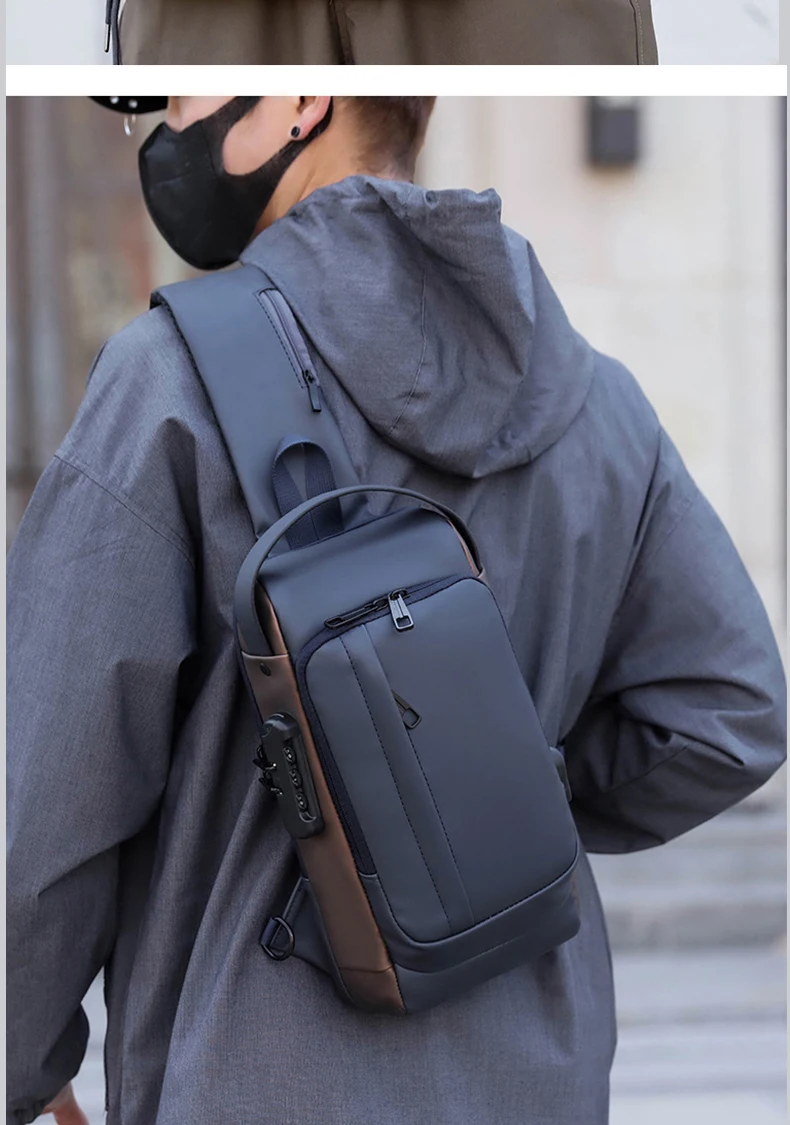 Sacoche Poitrine Homme Futuriste - FASHION 11 Sacoche Poitrine Homme Futuriste - FASHION – Image 11