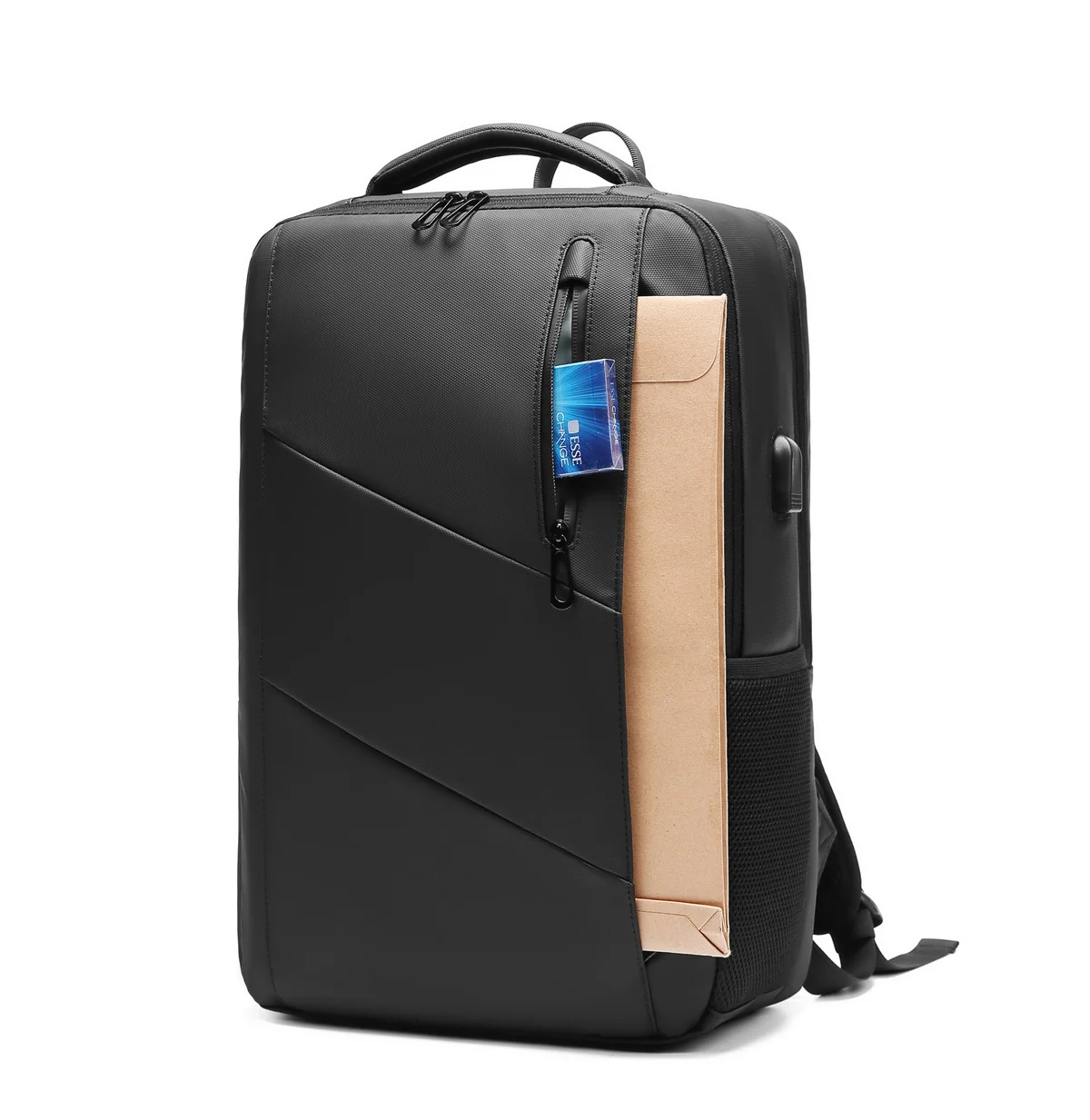 Sac à Dos Étanche pour Ordinateur Portable Homme, Extensible, avec USB pour Voyage et Camping - TechNomad 18 2 Sac à Dos Étanche pour Ordinateur Portable Homme, Extensible, avec USB pour Voyage et Camping - TechNomad 18 – Image 2