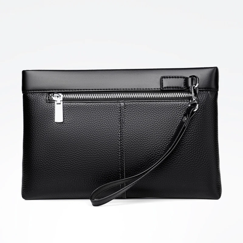 Pochette en cuir véritable pour homme - Sacoche Élégance et praticité, portefeuille d'affaires et sac enveloppe DS331- SAQIDAISHU 3 Pochette en cuir véritable pour homme - Sacoche Élégance et praticité, portefeuille d'affaires et sac enveloppe DS331- SAQIDAISHU – Image 3