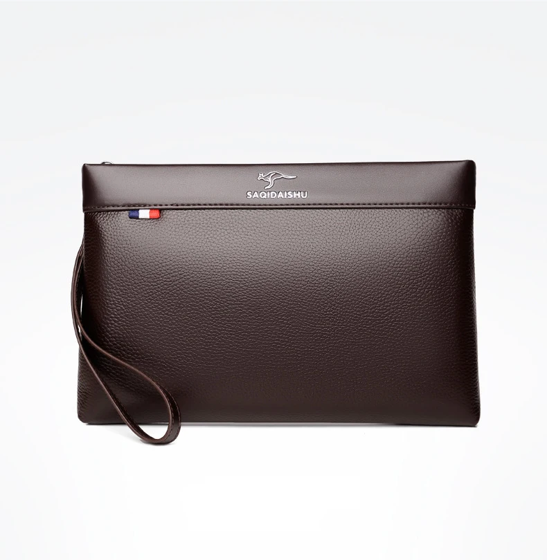 Pochette en cuir véritable pour homme - Sacoche Élégance et praticité, portefeuille d'affaires et sac enveloppe DS331- SAQIDAISHU 7 Pochette en cuir véritable pour homme - Sacoche Élégance et praticité, portefeuille d'affaires et sac enveloppe DS331- SAQIDAISHU – Image 7