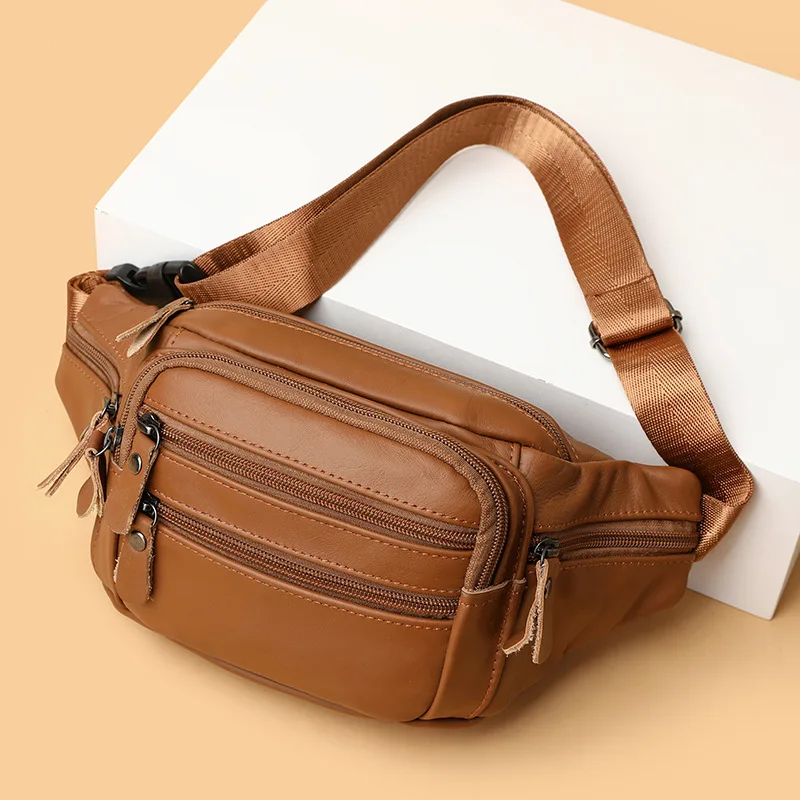 Sacoche Banane Homme Cuir Véritable - Sac De Taille CT06 - LACHIOUR 12 Sacoche Banane Homme Cuir Véritable - Sac De Taille CT06 - LACHIOUR – Image 12