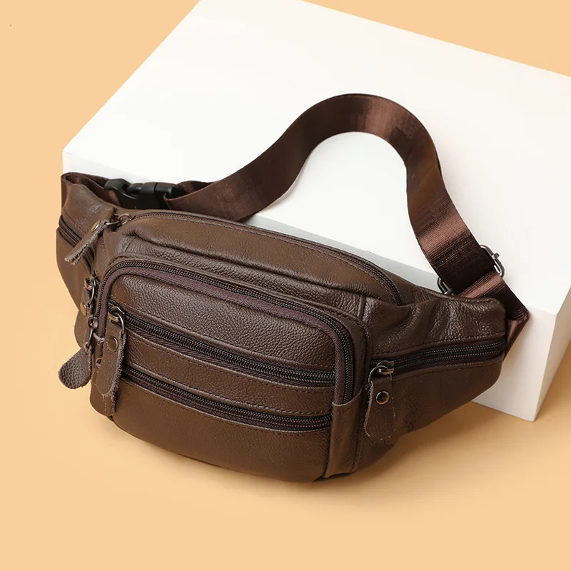 Sacoche Banane Homme Cuir Véritable - Sac De Taille CT06 - LACHIOUR 13 Sacoche Banane Homme Cuir Véritable - Sac De Taille CT06 - LACHIOUR – Image 13
