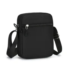 Sacoche Bandoulière Homme Minimaliste Noir Oxford - Simply
