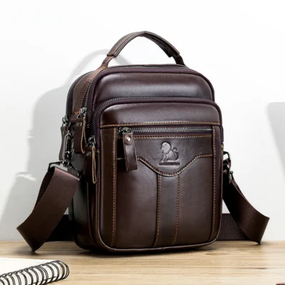 Sacoche Homme Cuir Rustique Voyage 91331 - LAOSHIZI