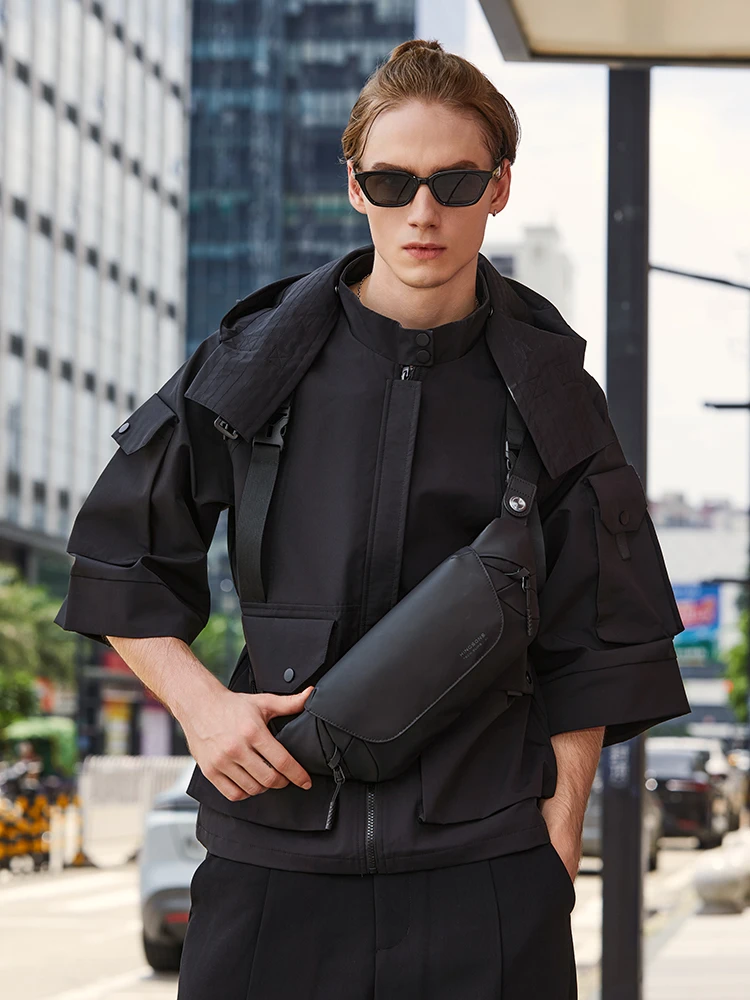 Sacoche Poitrine Homme Luxe Moderne Imperméable 3248 - Kingsons 3 Sacoche Poitrine Homme Luxe Moderne Imperméable 3248 - Kingsons – Image 3