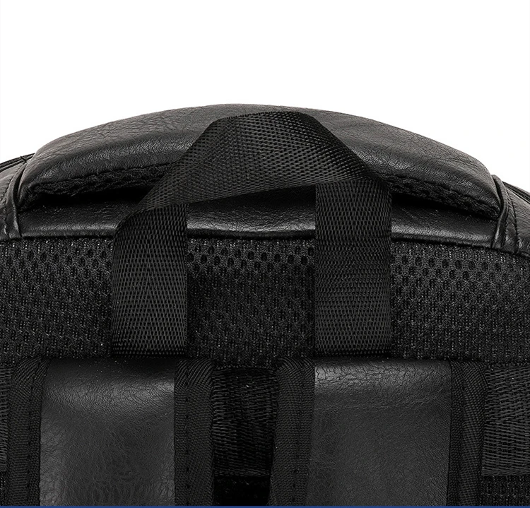 Sacoche Sac à dos USB en cuir PU - Grande capacité pour hommes 3595 - LC 15 Sacoche Sac à dos USB en cuir PU - Grande capacité pour hommes 3595 - LC – Image 15