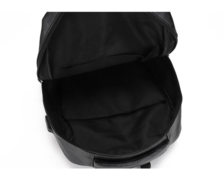 Sacoche Sac à dos USB en cuir PU - Grande capacité pour hommes 3595 - LC 16 Sacoche Sac à dos USB en cuir PU - Grande capacité pour hommes 3595 - LC – Image 16