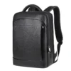 Sac à dos Luxe Cuir Véritable Homme 15,6 pouces USB Antivol Étanche 8539 - Andra