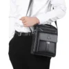 Sacoche Bandoulière Imperméable Homme Vintage Cuir PU 0246 - WEIXIER
