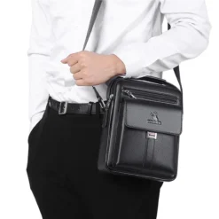 Sacoche Bandoulière Imperméable Homme Vintage Cuir PU 0246 - WEIXIER