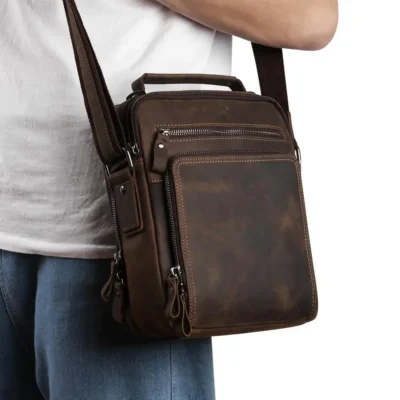 Sacoche Homme avec Rabat Cuir 6479 - Joyir, photo 47