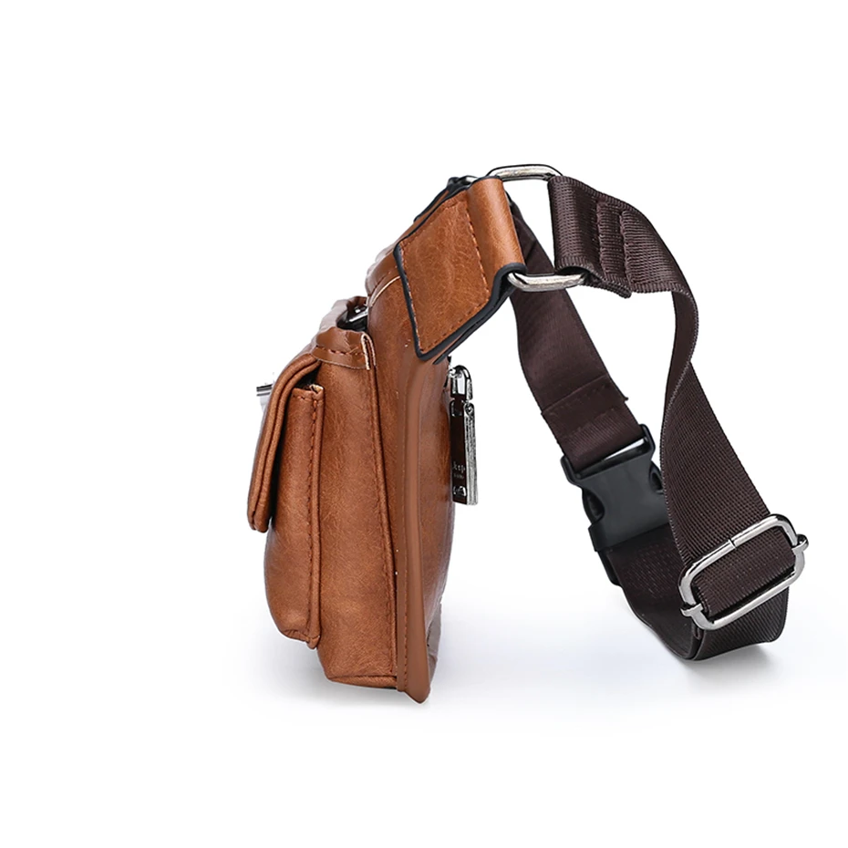 Sacoche Homme Cuir Fendu Ceinture et Poitrine Multifonction 901 - JEEPBULUO 8 Sacoche Homme Cuir Fendu Ceinture et Poitrine Multifonction 901 - JEEPBULUO – Image 8