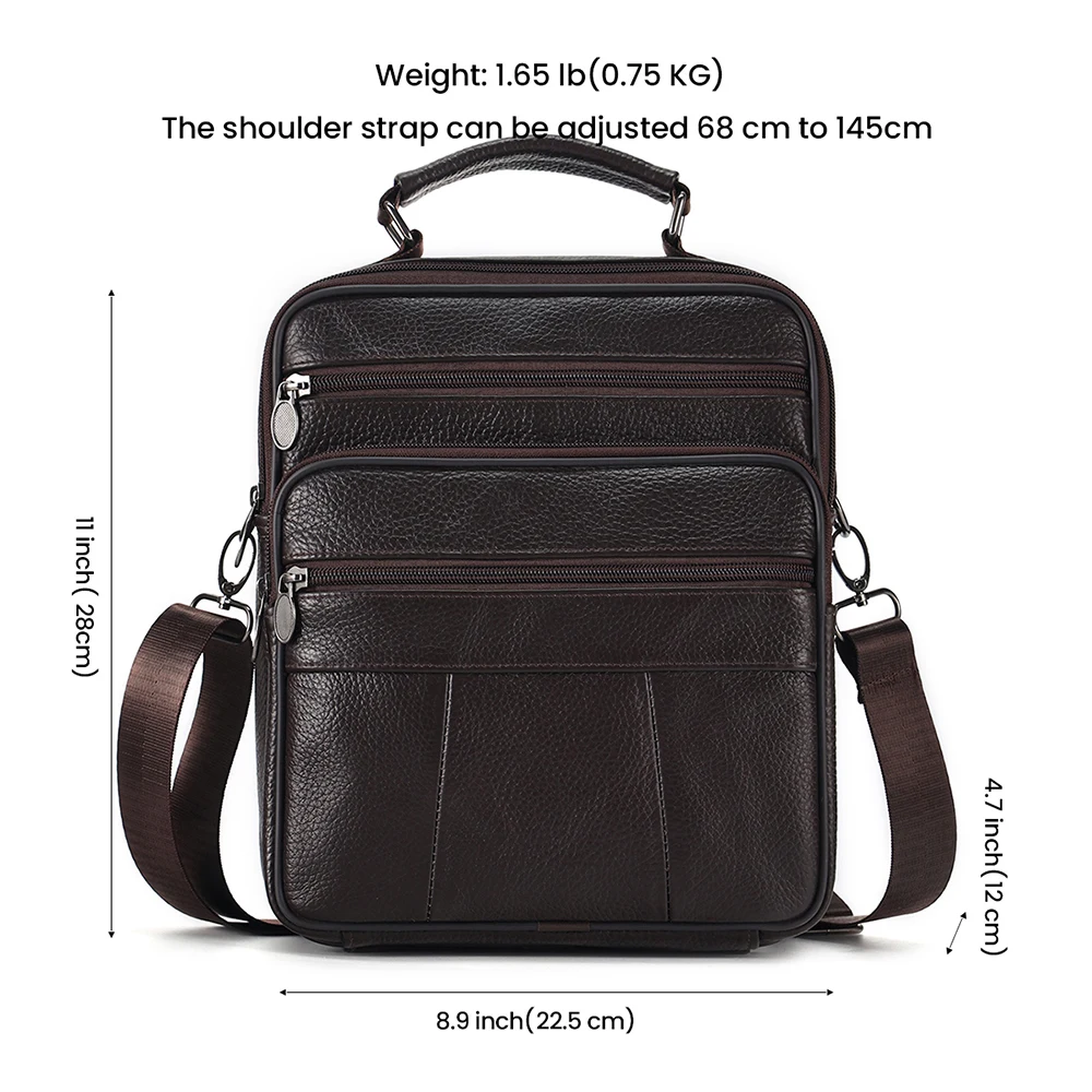Sacoche Homme Cuir Grande Taille 6053 - JOYIR 2 Sacoche Homme Cuir Grande Taille 6053 - JOYIR – Image 2