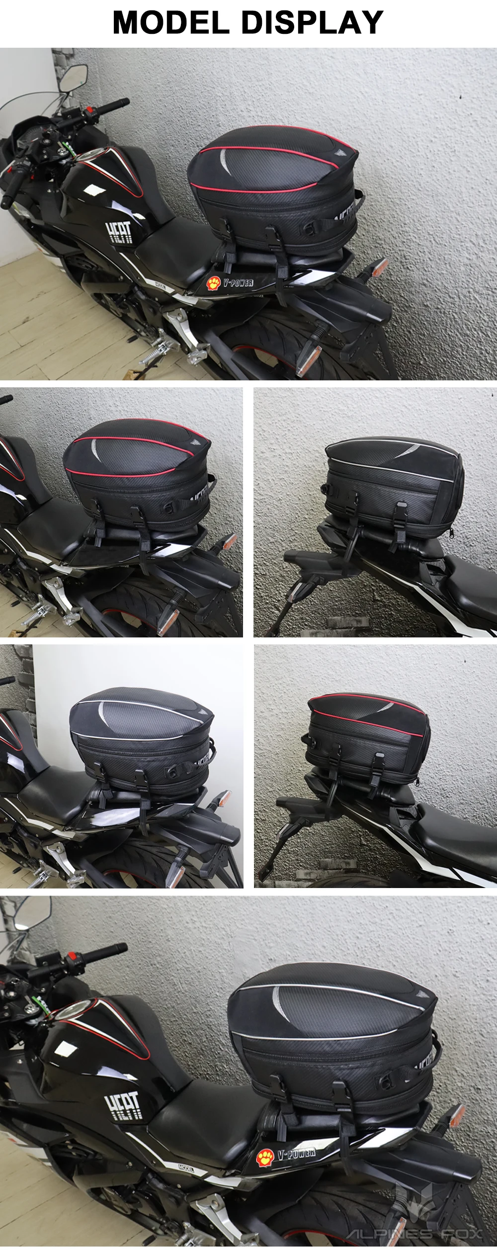 Sacoche Arrière Moto Imperméables MC-0102 - Laicobear 4 Sacoche Arrière Moto Imperméables MC-0102 - Laicobear – Image 4