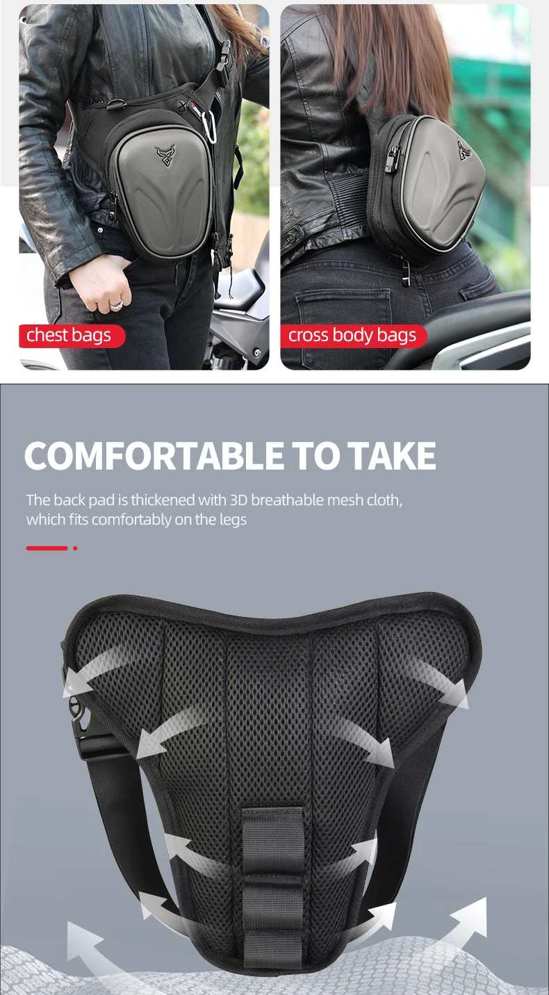 Sacoche Jambe Moto Style Carbone MC119 - Moto Centric 13 Sacoche Jambe Moto Style Carbone MC119 - Moto Centric, photo 13