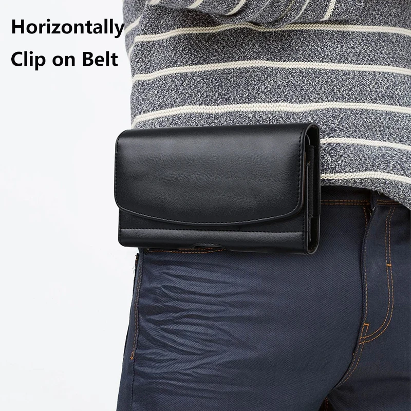 Étui téléphone cuir avec clip ceinture - Pochette taille iPhone 15 14 Pro Max Samsung S24 S23 Ultra 6.8" (M à XXXL) 2 Étui téléphone cuir avec clip ceinture - Pochette taille iPhone 15 14 Pro Max Samsung S24 S23 Ultra 6.8" (M à XXXL) – Image 2
