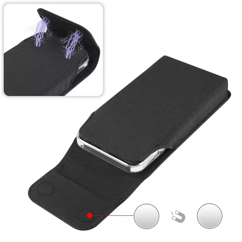 Sacoche Téléphone Étui Ceinture en Nylon pour Samsung S25 S24 S23 S22 S21+ Ultra FE - Housse à Rabat avec Clip 2 Sacoche Téléphone Étui Ceinture en Nylon pour Samsung S25 S24 S23 S22 S21+ Ultra FE - Housse à Rabat avec Clip – Image 2