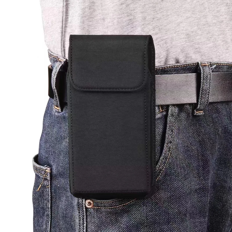 Sacoche Téléphone Étui Ceinture en Nylon pour Samsung S25 S24 S23 S22 S21+ Ultra FE - Housse à Rabat avec Clip 5 Sacoche Téléphone Étui Ceinture en Nylon pour Samsung S25 S24 S23 S22 S21+ Ultra FE - Housse à Rabat avec Clip – Image 5