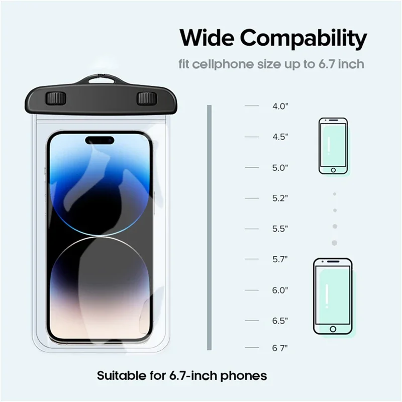 Sacoche Téléphone Étanche Universelle Sous-Marine pour iPhone Android 6 Sacoche Téléphone Étanche Universelle Sous-Marine pour iPhone Android – Image 6