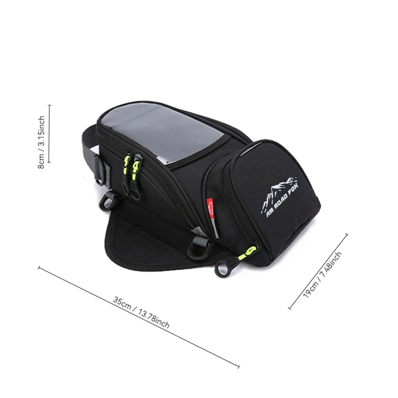 Petite Sacoche Réservoir Magnétique Moto Universelle pour Smartphone - AM Road Fox 2 Petite Sacoche Réservoir Magnétique Moto Universelle pour Smartphone - AM Road Fox – Image 2