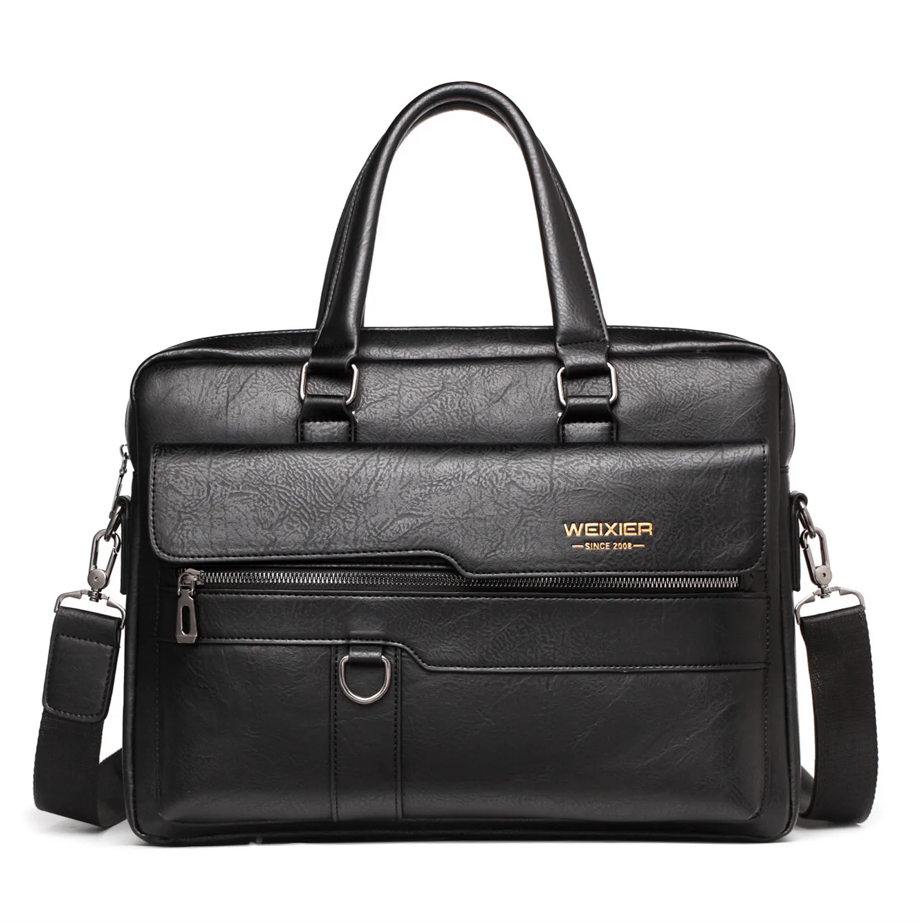 Sacoche PC Cuir Homme PU 14 Pouces E450 - WEIXIER 5 Sacoche PC Cuir Homme PU 14 Pouces E450 - WEIXIER – Image 5