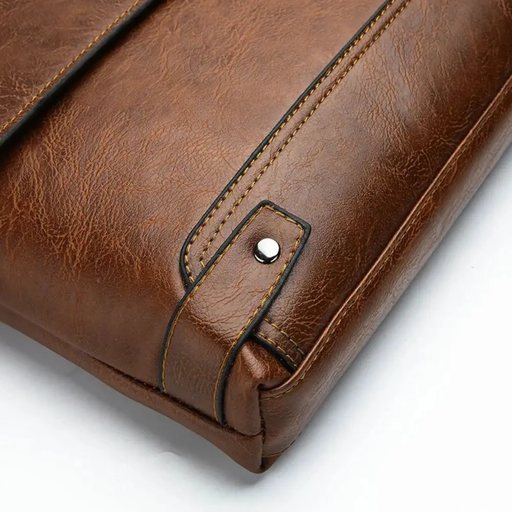 Sacoche Simili Cuir Homme Élégante pour Ordinateur Portable 2 Sacoche Simili Cuir Homme Élégante pour Ordinateur Portable – Image 2