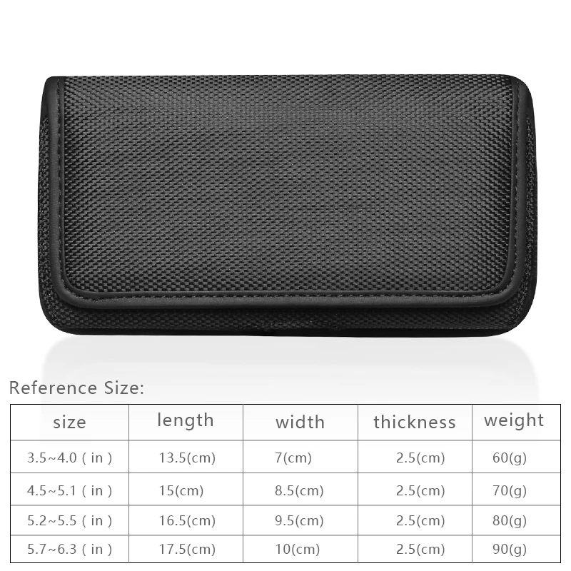 Sacoche Téléphone Portable Taille 3.5-6.3 Pouces iPhone Samsung Xiaomi Clip Ceinture Oxford - Goldfox 3 Sacoche Téléphone Portable Taille 3.5-6.3 Pouces iPhone Samsung Xiaomi Clip Ceinture Oxford - Goldfox – Image 3