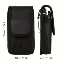 Sacoche Téléphone Universel Double Poche Nylon 7.5 Pouces Pochette Ceinture Hommes - Goldfox