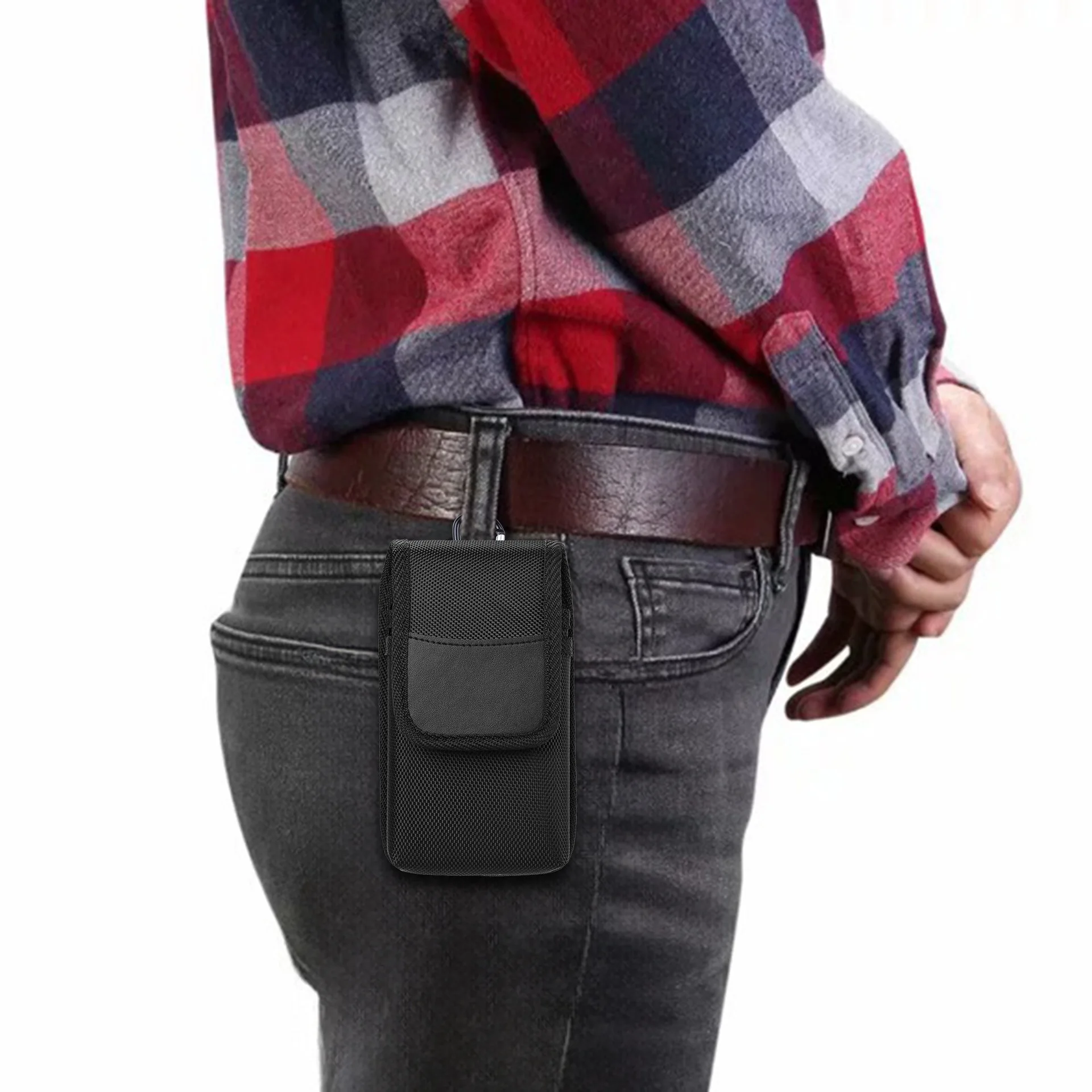 Sacoche Téléphone Universel Double Poche Nylon 7.5 Pouces Pochette Ceinture Hommes - Goldfox 15 Sacoche Téléphone Universel Double Poche Nylon 7.5 Pouces Pochette Ceinture Hommes - Goldfox – Image 16