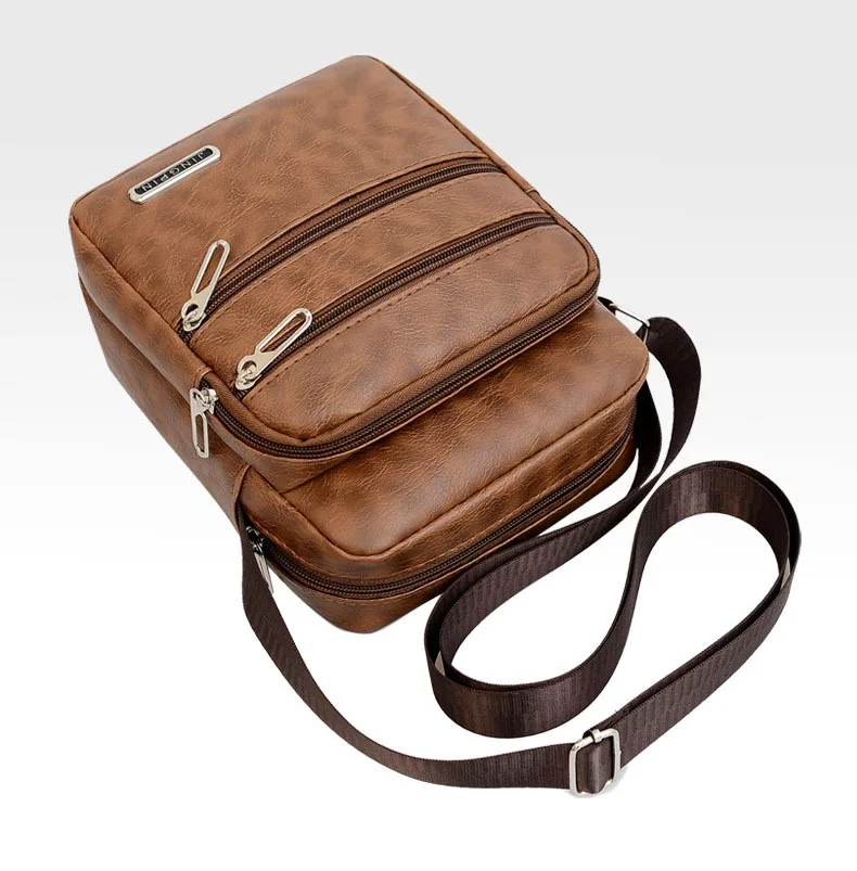 Sacoche Homme Grande Capacité en Cuir – Élégante, Robuste et Pratique 10 Sacoche Homme Grande Capacité en Cuir – Élégante, Robuste et Pratique – Image 10