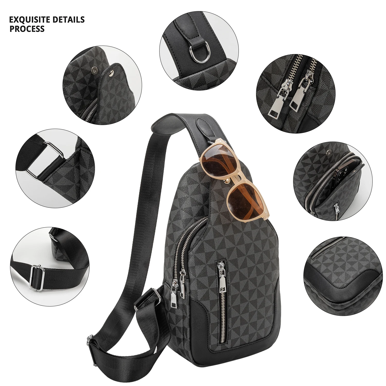 Sacoche Poitrine Homme Luxe - FTL 12 Sacoche Poitrine Homme Luxe - FTL – Image 12