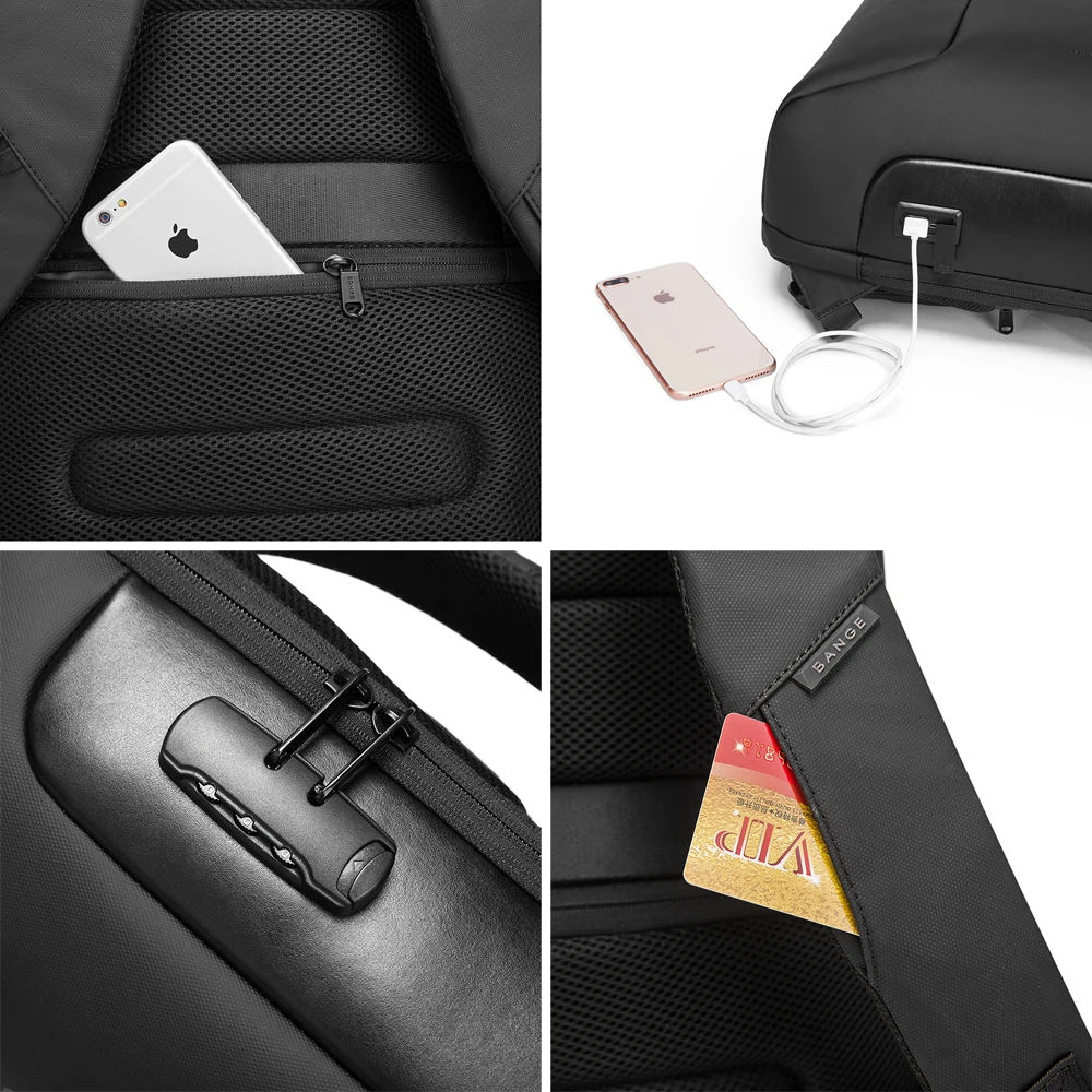 Sac à dos luxe - Antivol & Étanche Bange™ - Sacoche Monsieur 5 Sac à dos luxe - Antivol & Étanche Bange™ - Sacoche Monsieur – Image 5