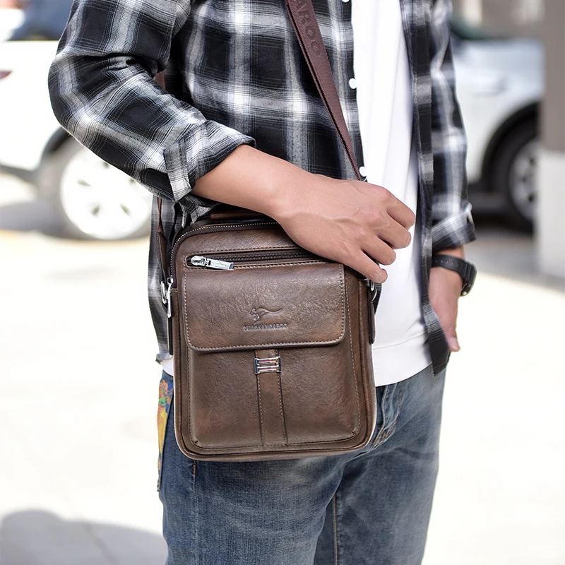 Sacoche Homme Cuir - Yueskangaroo™ 6 Sacoche Homme Cuir - Yueskangaroo™ – Image 6