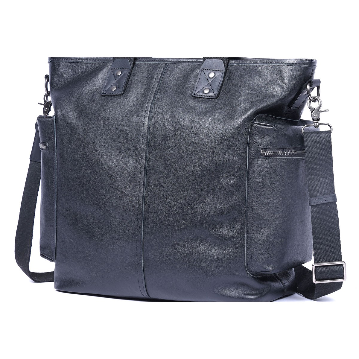 Sacoche Cuir Homme Ordinateur 15 Pouces, Trois Portés 4 Sacoche Cuir Homme Ordinateur 15 Pouces, Trois Portés, interieur et rangements