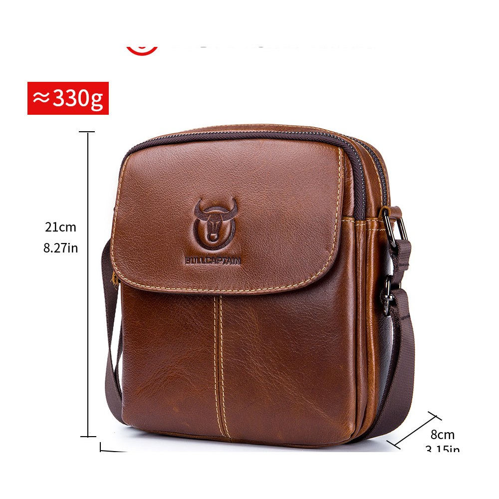 Sacoche Cuir Homme Verticale, Rabat et Fermoir, Format Compact 2 Sacoche Cuir Homme Verticale, Rabat et Fermoir, Format Compact, vue de face