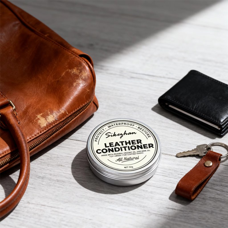 Baume d'Entretien du Cuir à l'Huile de Vison et Cire d'Abeille 2 Leather Conditioning Balm with Mink Oil and Beeswax - Image 2