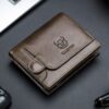 Portefeuille Bullcaptain RFID en Cuir de Vache Véritable, Livré en Coffret