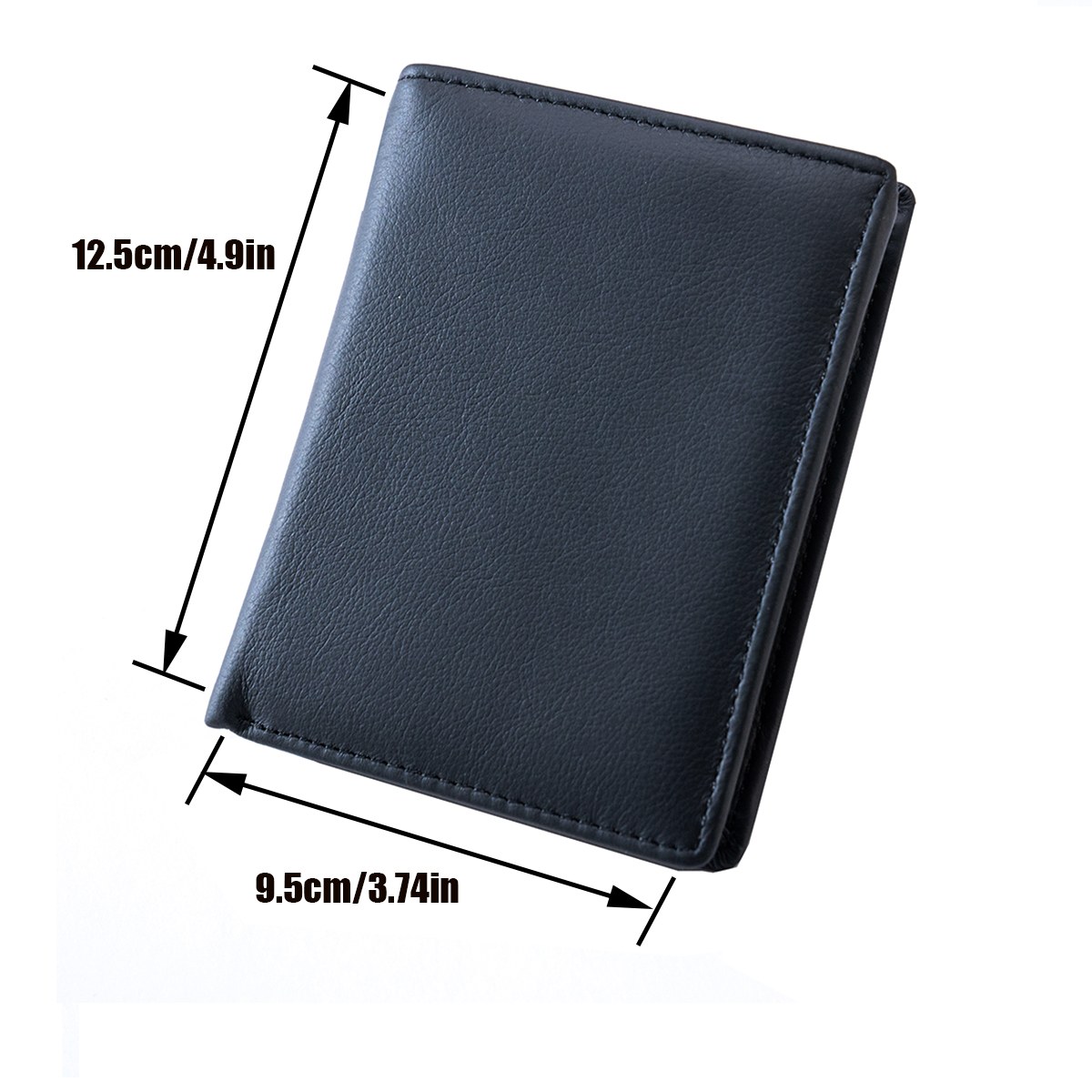 Portefeuille Vertical Homme en Cuir de Vache Véritable 3 Portefeuille Vertical Homme en Cuir de Vache Véritable – Image 3