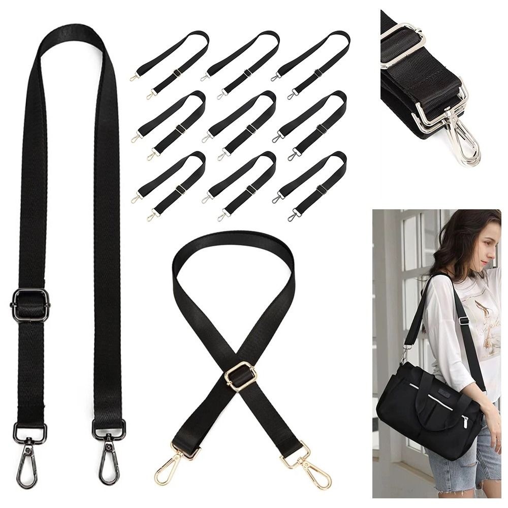 Sangle Bandoulière de Rechange Réglable, Nylon Tissé et Mousquetons Pivotants 4 Adjustable Replacement Shoulder Strap, Woven Nylon with Swivel Hooks - Image 4