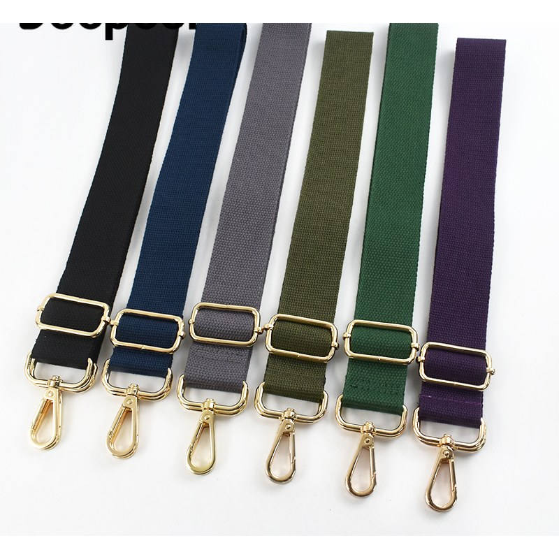 Sangle de Sac en Toile 38 mm, Réglable de 80 à 140 cm 2 Taschengurt aus Segeltuch 38 mm, verstellbar von 80 bis 140 cm – Bild 2