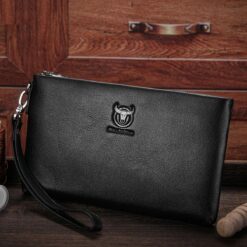 Herren-Ledertasche RFID, Umschlagformat, Handschlaufe SNB446