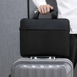 Housse Ordinateur Portable à Poignée, Ultra Mince, 13 à 15,6 Pouces, vue de face